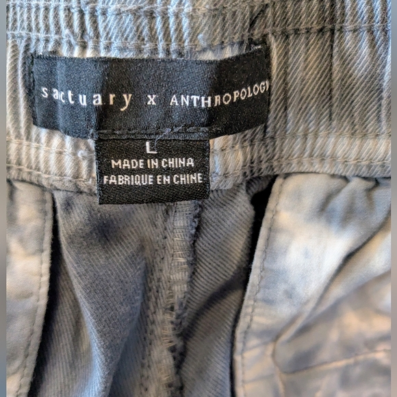 Anthropologie x Sanctuary Tie Dye Cargo Jogger Pants Size L Bohemian Casual - Picture 14 of 15